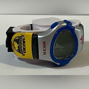 NEW Innovage Gear Blue and Silver Digital Watch